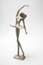 A 20th century bronze figure of a ballerina, indistinctly initialled CAN (?), 33cm                                                                                                                                          