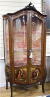 A 19th century two door vitrine                                                                                                        