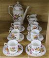 A Royal Crown Derby coffee set                                                                                                         