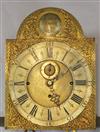 Matthew Skinner of London. A George III chiming longcase clock movement and dial dial 12in.                                            