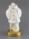 A Theodore Haviland Art Deco figure of Pierrot, modelled by Edouard Marcel Sandoz (1881–1971) H. 24.5cm                                