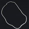 A single strand graduated natural saltwater pearl necklace, with Gem & Pearl Laboratory report dated 9/10/2015, approx 41cm.           