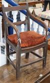 A George III elm seat child's chair                                                                                                    