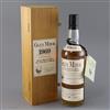 A bottle of Glen Mhor 1969 single Highland malt whisky, no. 518 off 2265, in wooden presentation case                                  