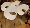 A set of 4 Italian Sintesi chairs                                                                                                      