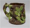 A Rye pottery acorn pattern jug, late 19th century height 14cm                                                                         