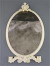 An 18th century French Dieppe ivory toilet mirror, c.1765, 17.25in. width 10.5in.                                                      