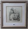 Three punch cartoon pictures of Disraeli 22 x 22cm.                                                                                    