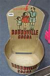 A wall mounting "Growing up on Bournville Cocoa" advertising bowl                                                                      