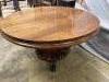 An early Victorian rosewood circular breakfast table, diameter 136cm, height 74cm Diameter 52in                                                                                                                             