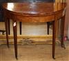 A mahogany tea table W.94cm                                                                                                            