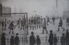 Lawrence Stephen Lowry (1887-1976), The Football Match, Lithograph, 25 x 36 cm.                                                                                                                                             