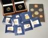 Two Royal Mint year sets 1970 & 1971 various London mint commemorative coins and later gold plated and enamelled coins (qty)                                                                                                