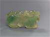 A Chinese jadeite carving of a lion dog 6cm                                                                                            