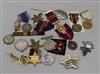 Mixed medals and coins                                                                                                                 