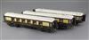 A set of three Pullman coaches, no's. 88, Doris and 88, 2 rail and 3 or 3 rail                                                         