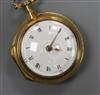 An early 19th century gilt metal pair cased keywind verge pocket watch by Edward Palmer.                                               