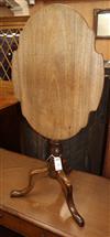 A mahogany tilt top tripod table W.45cm                                                                                                