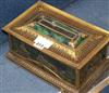 A Colmans fine mustard gilt and iridescent enamelled chinoiserie decorated tin                                                         