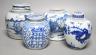 Four Chinese blue and white jars, 19th century and later                                                                                                                                                                    