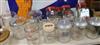 A collection of Edwardian and later Meredith & Drew biscuit, cheese straw and crisps jars (10 with lids)                               