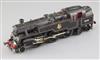 A scratch built O gauge 2-6-4 locomotive BR Standard 4MT, number 80116, black livery, overall 34cm                                     