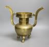 A large Chinese bronze censer - 30cm tall                                                                                                                                                                                   