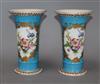 A pair of porcelain Royale vases height 20cm                                                                                           