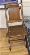 A Duke's cameo cigarettes folding chair                                                                                                