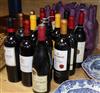 A mixed collection of red table wines (27 bottles)                                                                                     