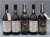 Two bottles of Quinta do Noval 1985 vintage port and three bottles of Grahams 1985 vintage port                                        