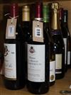 Mixed wines and champagnes, including Veuve Pelletier,                                                                                 