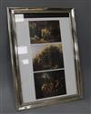 A George V silver rectangular photograph frame, Wilmot Manufacturing Co, Birmingham, 1912, 35.4cm.                                     