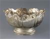 A late Victorian silver Monteith bowl, 43 oz.                                                                                          