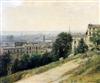 Stanislas-Victor-Edouard Lepine (French 1835-1892), oil on canvas, 'Paris Vu De La Butte Montmartre...'                                