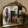 A gilt wall mirror W.112cm                                                                                                             