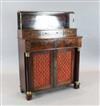 A Regency rosewood chiffonier, W.3ft 1in. D.1ft 2in. H.4ft 1in.                                                                        