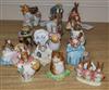 Fifteen Beswick Beatrix Potter figures, including Thomasina Tittlemouse,                                                               