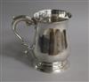 A George III silver mug, Walter Brind, London, 1770, 10.5oz.                                                                           