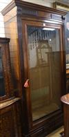 A 19th century French kingwood bookcase, enclosed by a single glazed door W.108cm                                                      