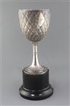 A Victorian silver presentation trophy cup, by Richard Sibley, 25 oz.                                                                  