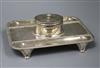 A late Victorian silver inkstand, Goldsmiths & Silversmiths Co, London, 1890,                                                          