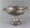 An impressive Victorian silver trophy centrepiece "The Warwick Cup", by Robert Hennell IV,                                             