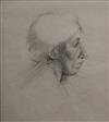 Sir Thomas Monnington P.R.A. (1902-1976), 'Study c. 1923', pencil, 15 x 12.5cm                                                         