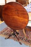 A George III mahogany tripod table W.76cm                                                                                              