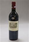 A bottle of Chateau Lafite Rothschild 1999 Pauillac                                                                                    