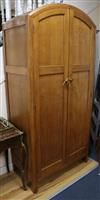 A Heals light oak single wardrobe W.88cm                                                                                               