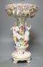 A large Pottschapel figural centrepiece bowl, 42cm                                                                                                                                                                          