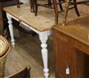 A pine farmhouse table W.140cm                                                                                                         