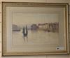 Joseph Kirkpatrick (1872-1930), watercolour, Scottish harbour scene, signed and dated 1891, 33 x 48cm                                  